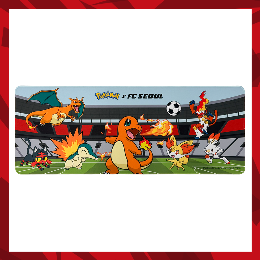 FC Seoul x Pokemon 火系滑鼠墊