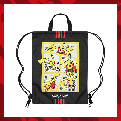 FC Seoul x Pokemon 比卡超束口袋 (黑色)