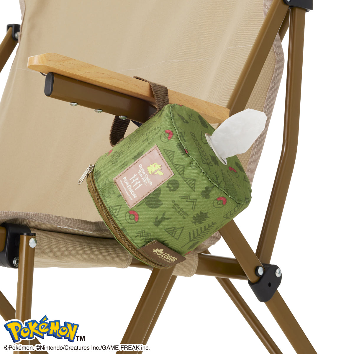 Logos x Pokemon - 露營紙巾筒
