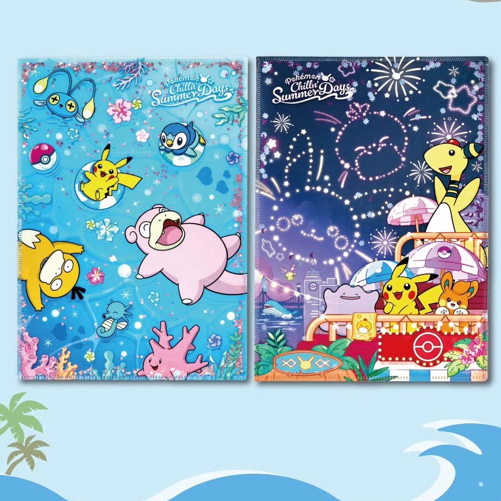 韓國 Pokémon Chillin’ Summer Days Ver.2 - A4文件夾