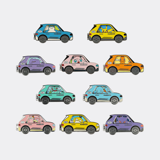 現代汽車 x Pokemon 金屬徽章 (隨機一款)