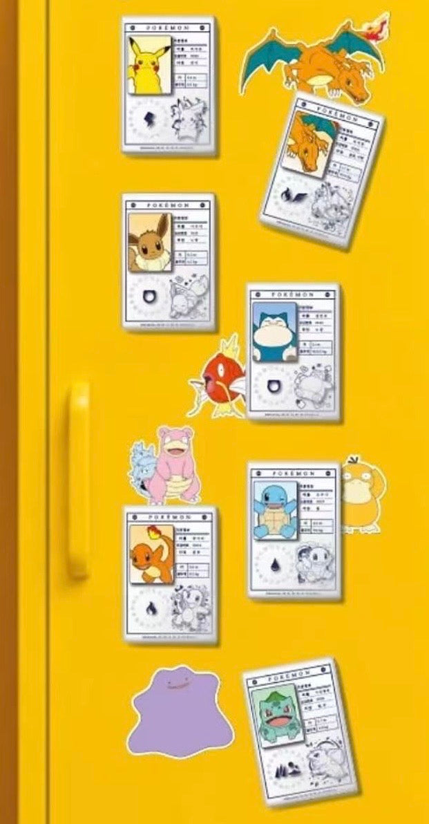 Lotteria x Pokemon - 磁石貼 (共20款)