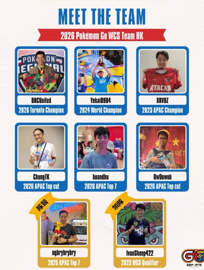 2026 Pokémon Go香港代表隊