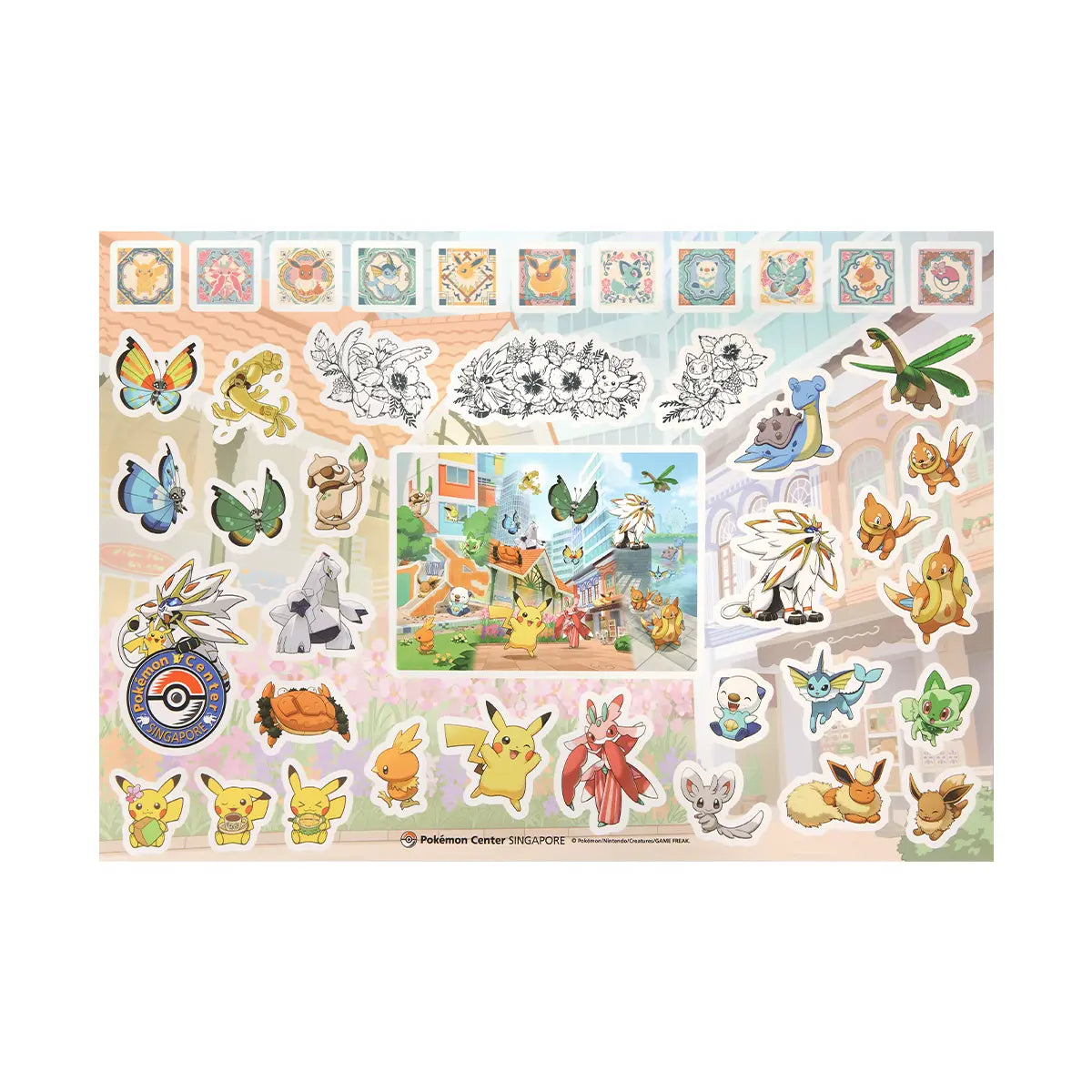 新加坡Pokemon Center - 貼紙
