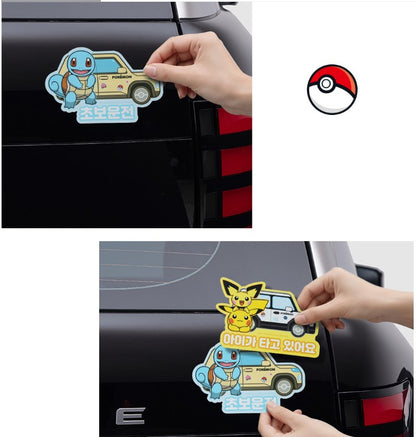 現代汽車 x Pokemon 車用磁貼