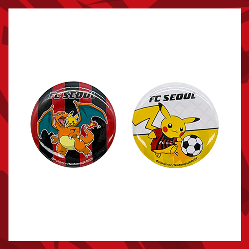 FC Seoul x Pokemon 比卡超&噴火龍襟章