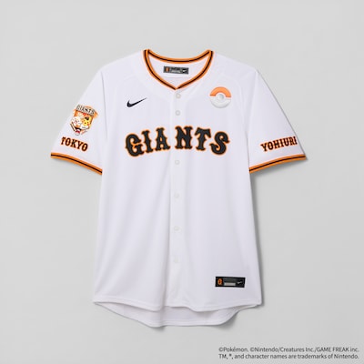 日本職業棒球隊 Giants 白色棒球衫